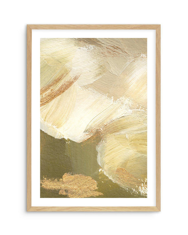 Khaki Luxe II Art Print-PRINT-Olive et Oriel-Olive et Oriel-A4 | 8.3" x 11.7" | 21 x 29.7cm-Oak-With White Border-Buy-Australian-Art-Prints-Online-with-Olive-et-Oriel-Your-Artwork-Specialists-Austrailia-Decorate-With-Coastal-Photo-Wall-Art-Prints-From-Our-Beach-House-Artwork-Collection-Fine-Poster-and-Framed-Artwork