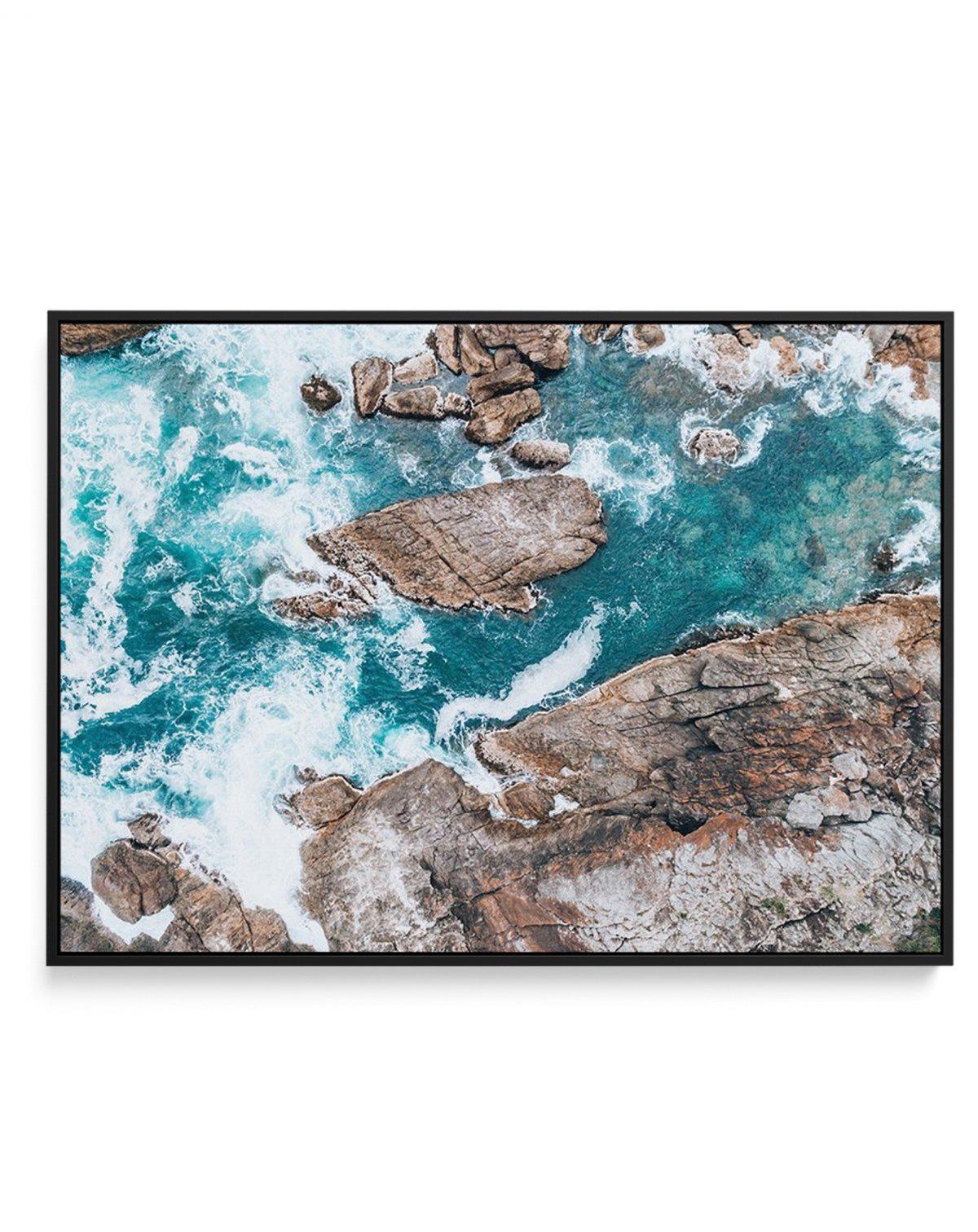 Kianinny Bay III | Tathra | Framed Canvas-CANVAS-You can shop wall art online with Olive et Oriel for everything from abstract art to fun kids wall art. Our beautiful modern art prints and canvas art are available from large canvas prints to wall art paintings and our proudly Australian artwork collection offers only the highest quality framed large wall art and canvas art Australia - You can buy fashion photography prints or Hampton print posters and paintings on canvas from Olive et Oriel and 