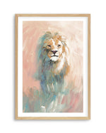 King of the Jungle Art Print-PRINT-Olive et Oriel-PI Creative Contract 2-A5 | 5.8" x 8.3" | 14.8 x 21cm-Oak-With White Border-Buy-Australian-Art-Prints-Online-with-Olive-et-Oriel-Your-Artwork-Specialists-Austrailia-Decorate-With-Coastal-Photo-Wall-Art-Prints-From-Our-Beach-House-Artwork-Collection-Fine-Poster-and-Framed-Artwork