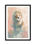 King of the Jungle Art Print-PRINT-Olive et Oriel-PI Creative Contract 2-A5 | 5.8" x 8.3" | 14.8 x 21cm-Black-With White Border-Buy-Australian-Art-Prints-Online-with-Olive-et-Oriel-Your-Artwork-Specialists-Austrailia-Decorate-With-Coastal-Photo-Wall-Art-Prints-From-Our-Beach-House-Artwork-Collection-Fine-Poster-and-Framed-Artwork