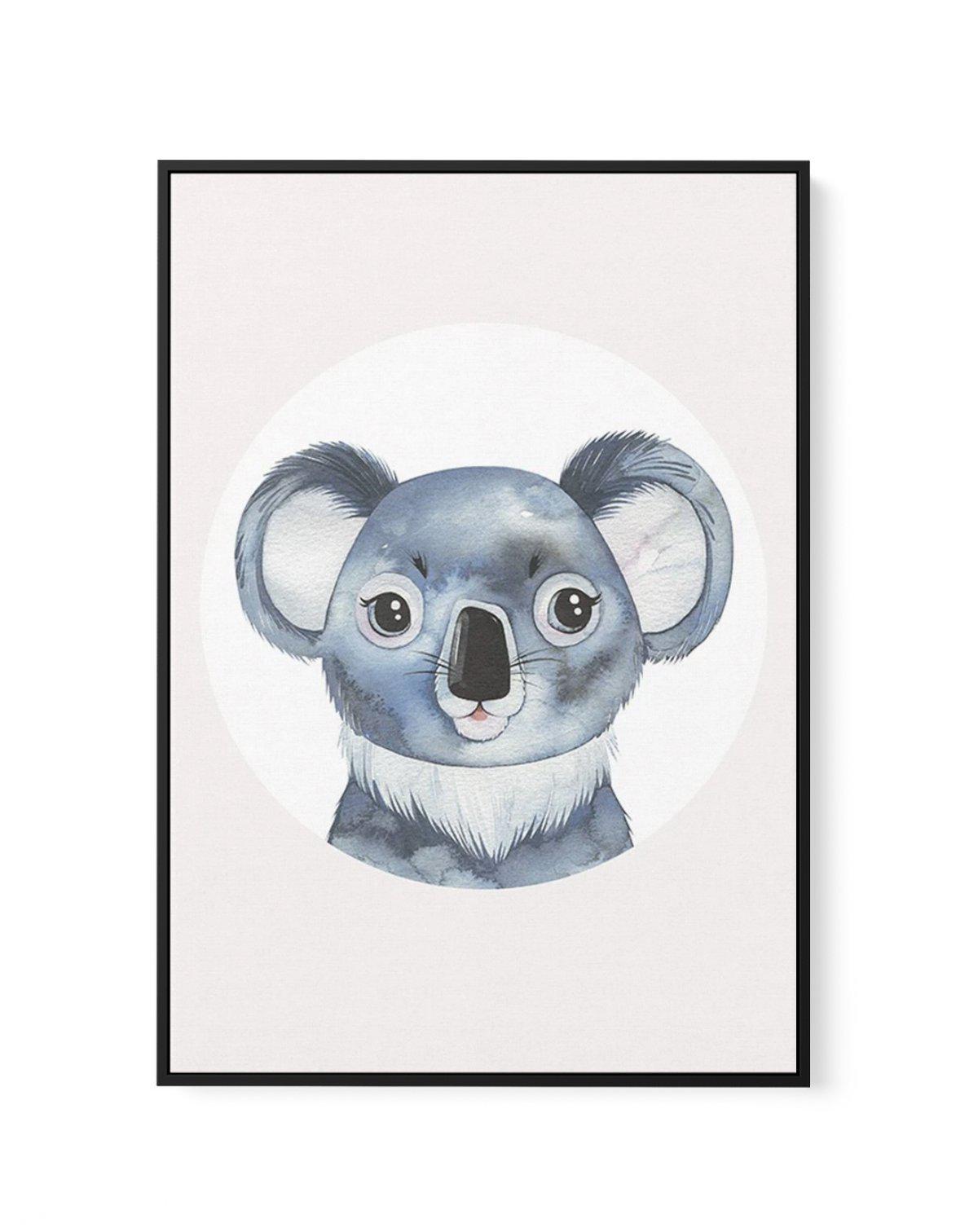 Koala | Framed Canvas-CANVAS-You can shop wall art online with Olive et Oriel for everything from abstract art to fun kids wall art. Our beautiful modern art prints and canvas art are available from large canvas prints to wall art paintings and our proudly Australian artwork collection offers only the highest quality framed large wall art and canvas art Australia - You can buy fashion photography prints or Hampton print posters and paintings on canvas from Olive et Oriel and have them delivered 