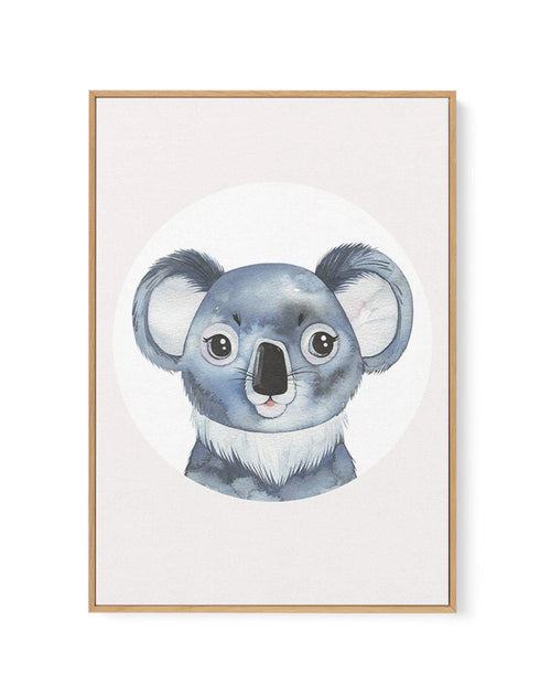 Koala | Framed Canvas-CANVAS-You can shop wall art online with Olive et Oriel for everything from abstract art to fun kids wall art. Our beautiful modern art prints and canvas art are available from large canvas prints to wall art paintings and our proudly Australian artwork collection offers only the highest quality framed large wall art and canvas art Australia - You can buy fashion photography prints or Hampton print posters and paintings on canvas from Olive et Oriel and have them delivered 