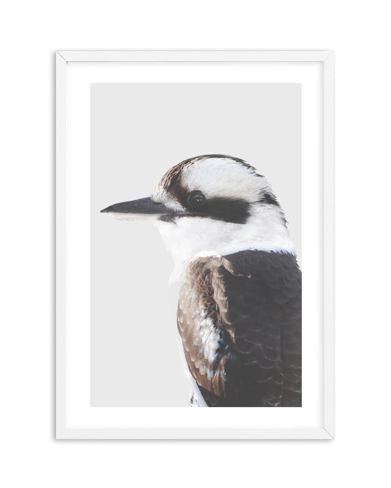 Kookaburra I Art Print-PRINT-Olive et Oriel-Olive et Oriel-A5 | 5.8" x 8.3" | 14.8 x 21cm-White-With White Border-Buy-Australian-Art-Prints-Online-with-Olive-et-Oriel-Your-Artwork-Specialists-Austrailia-Decorate-With-Coastal-Photo-Wall-Art-Prints-From-Our-Beach-House-Artwork-Collection-Fine-Poster-and-Framed-Artwork