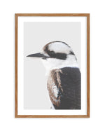 Kookaburra I Art Print-PRINT-Olive et Oriel-Olive et Oriel-50x70 cm | 19.6" x 27.5"-Walnut-With White Border-Buy-Australian-Art-Prints-Online-with-Olive-et-Oriel-Your-Artwork-Specialists-Austrailia-Decorate-With-Coastal-Photo-Wall-Art-Prints-From-Our-Beach-House-Artwork-Collection-Fine-Poster-and-Framed-Artwork