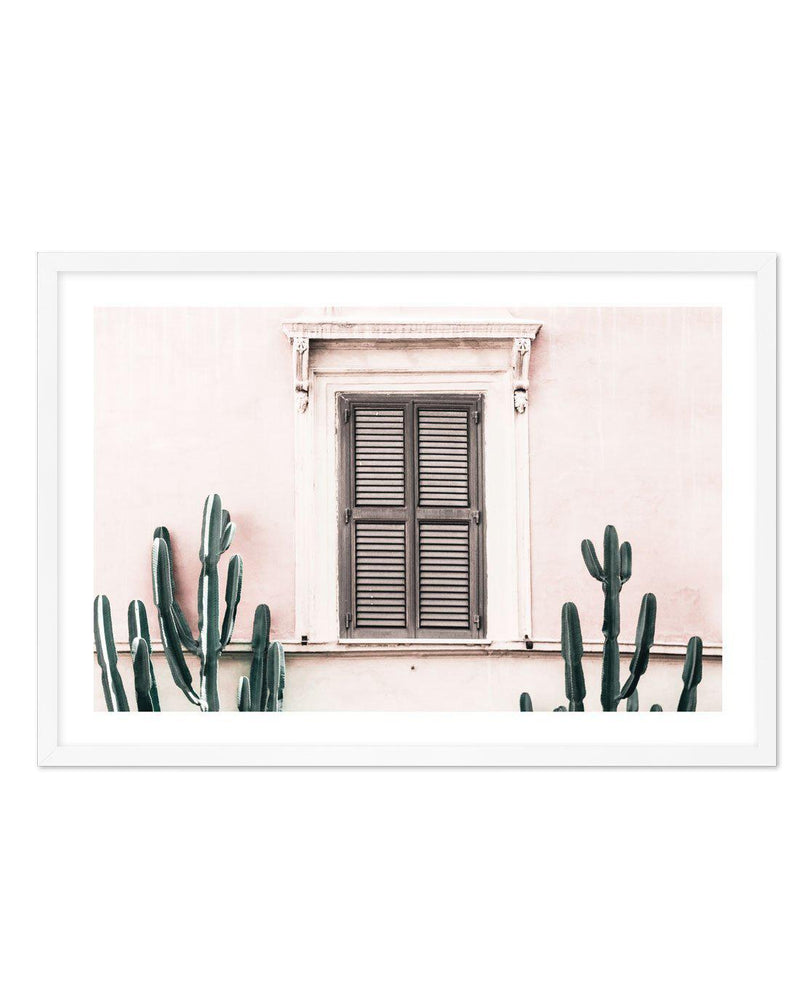 La Casa Rosa Art Print-PRINT-Olive et Oriel-Olive et Oriel-A5 | 5.8" x 8.3" | 14.8 x 21cm-White-With White Border-Buy-Australian-Art-Prints-Online-with-Olive-et-Oriel-Your-Artwork-Specialists-Austrailia-Decorate-With-Coastal-Photo-Wall-Art-Prints-From-Our-Beach-House-Artwork-Collection-Fine-Poster-and-Framed-Artwork