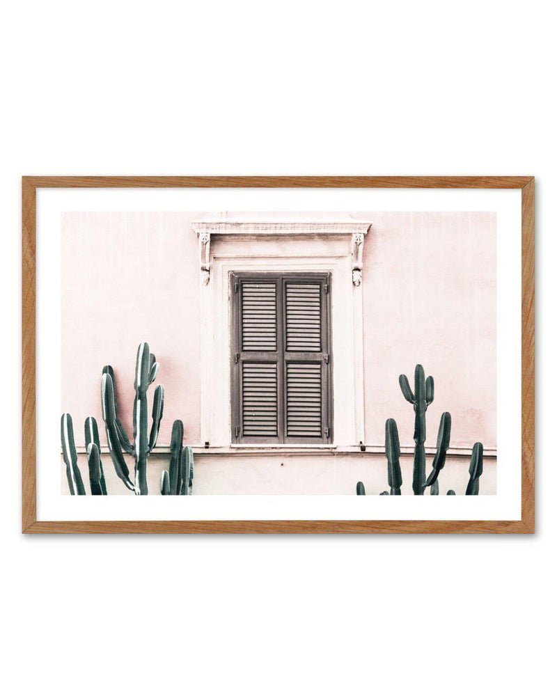 La Casa Rosa Art Print-PRINT-Olive et Oriel-Olive et Oriel-50x70 cm | 19.6" x 27.5"-Walnut-With White Border-Buy-Australian-Art-Prints-Online-with-Olive-et-Oriel-Your-Artwork-Specialists-Austrailia-Decorate-With-Coastal-Photo-Wall-Art-Prints-From-Our-Beach-House-Artwork-Collection-Fine-Poster-and-Framed-Artwork