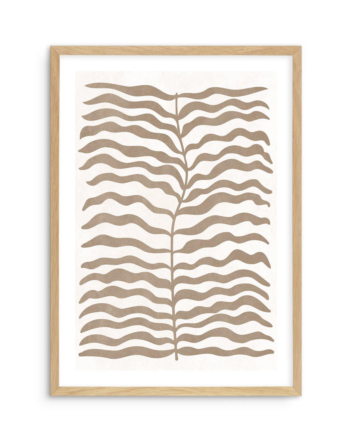 La Mer I in Bronze Art Print-PRINT-Olive et Oriel-Olive et Oriel-A5 | 5.8" x 8.3" | 14.8 x 21cm-Oak-With White Border-Buy-Australian-Art-Prints-Online-with-Olive-et-Oriel-Your-Artwork-Specialists-Austrailia-Decorate-With-Coastal-Photo-Wall-Art-Prints-From-Our-Beach-House-Artwork-Collection-Fine-Poster-and-Framed-Artwork