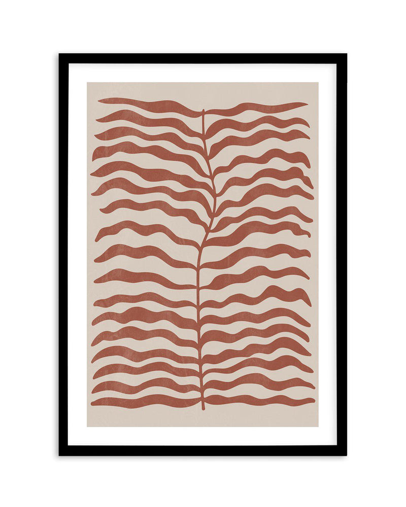 La Mer I in Red Earth Art Print-PRINT-Olive et Oriel-Olive et Oriel-A5 | 5.8" x 8.3" | 14.8 x 21cm-Black-With White Border-Buy-Australian-Art-Prints-Online-with-Olive-et-Oriel-Your-Artwork-Specialists-Austrailia-Decorate-With-Coastal-Photo-Wall-Art-Prints-From-Our-Beach-House-Artwork-Collection-Fine-Poster-and-Framed-Artwork