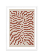 La Mer II in Red Earth Art Print-PRINT-Olive et Oriel-Olive et Oriel-A5 | 5.8" x 8.3" | 14.8 x 21cm-White-With White Border-Buy-Australian-Art-Prints-Online-with-Olive-et-Oriel-Your-Artwork-Specialists-Austrailia-Decorate-With-Coastal-Photo-Wall-Art-Prints-From-Our-Beach-House-Artwork-Collection-Fine-Poster-and-Framed-Artwork