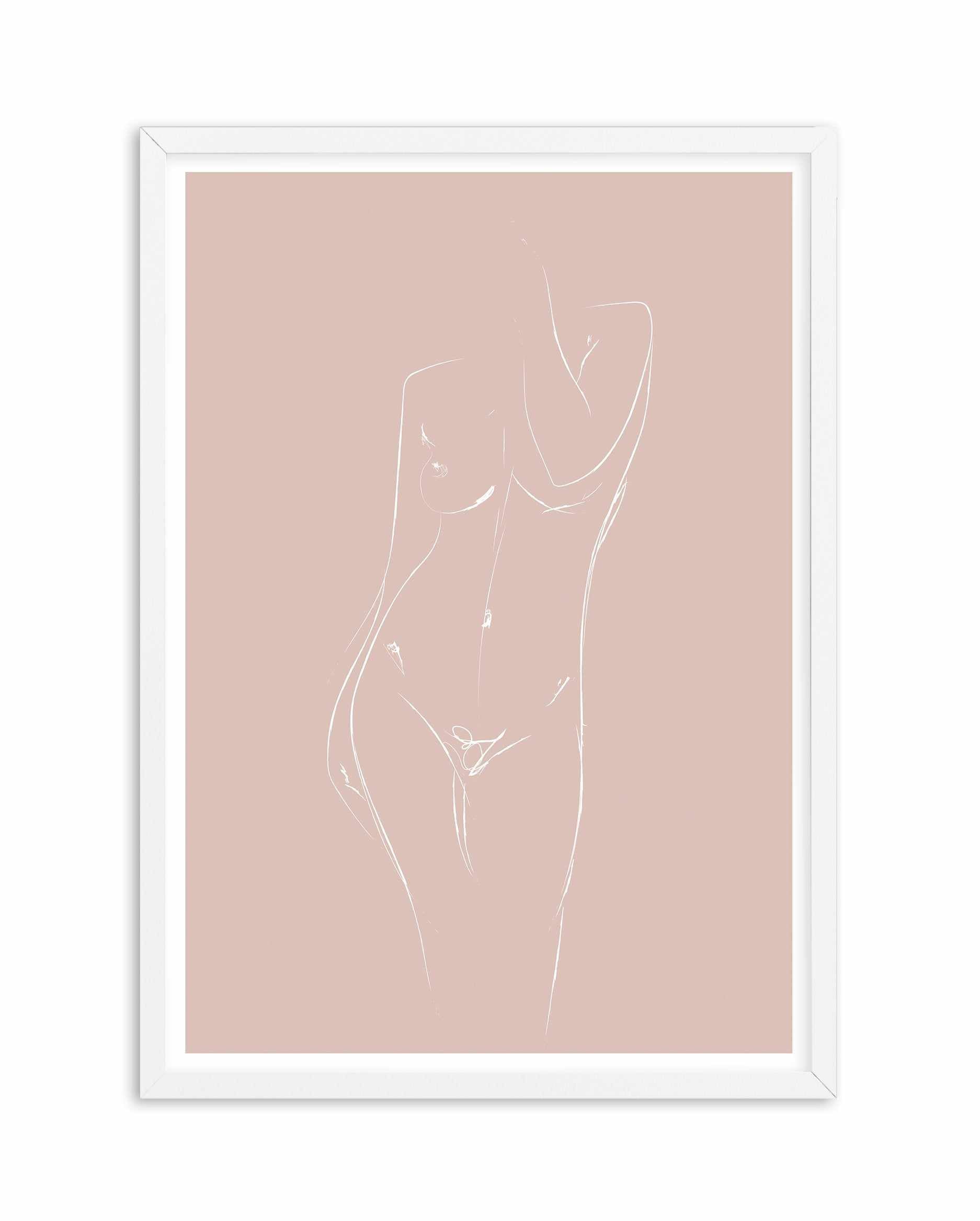 La Nu | 3 Colour Options Art Print-PRINT-Olive et Oriel-Olive et Oriel-A5 | 5.8" x 8.3" | 14.8 x 21cm-White-With White Border-Buy-Australian-Art-Prints-Online-with-Olive-et-Oriel-Your-Artwork-Specialists-Austrailia-Decorate-With-Coastal-Photo-Wall-Art-Prints-From-Our-Beach-House-Artwork-Collection-Fine-Poster-and-Framed-Artwork