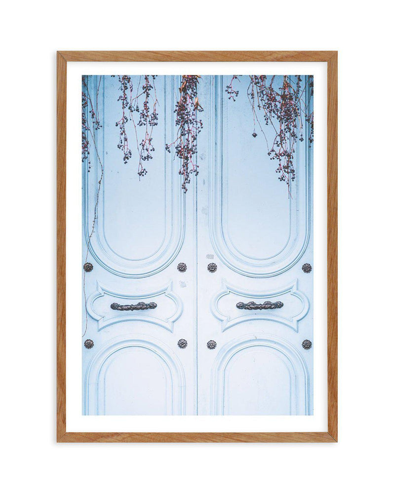 La Porte Bleue Art Print-PRINT-Olive et Oriel-Olive et Oriel-50x70 cm | 19.6" x 27.5"-Walnut-With White Border-Buy-Australian-Art-Prints-Online-with-Olive-et-Oriel-Your-Artwork-Specialists-Austrailia-Decorate-With-Coastal-Photo-Wall-Art-Prints-From-Our-Beach-House-Artwork-Collection-Fine-Poster-and-Framed-Artwork