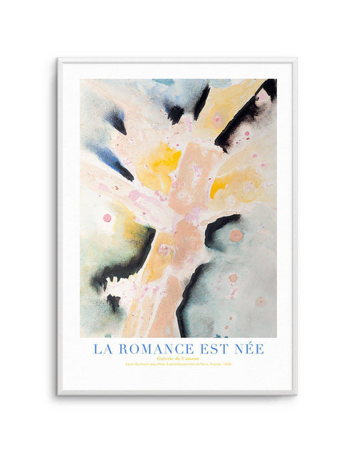 La Romance Est Nee Art Print-PRINT-Olive et Oriel-Olive et Oriel-A5 | 5.8" x 8.3" | 14.8 x 21cm-Unframed Art Print-With White Border-Buy-Australian-Art-Prints-Online-with-Olive-et-Oriel-Your-Artwork-Specialists-Austrailia-Decorate-With-Coastal-Photo-Wall-Art-Prints-From-Our-Beach-House-Artwork-Collection-Fine-Poster-and-Framed-Artwork