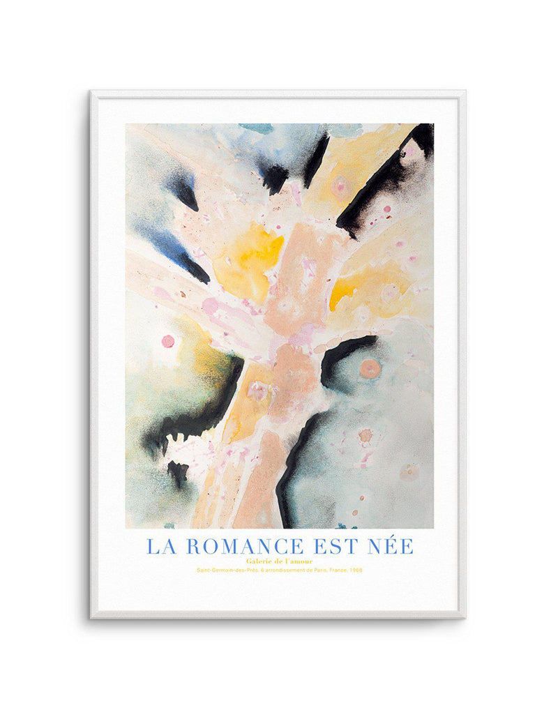 La Romance Est Nee Art Print-PRINT-Olive et Oriel-Olive et Oriel-A5 | 5.8" x 8.3" | 14.8 x 21cm-Unframed Art Print-With White Border-Buy-Australian-Art-Prints-Online-with-Olive-et-Oriel-Your-Artwork-Specialists-Austrailia-Decorate-With-Coastal-Photo-Wall-Art-Prints-From-Our-Beach-House-Artwork-Collection-Fine-Poster-and-Framed-Artwork