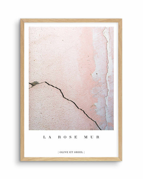 La Rose Mur Art Print-PRINT-Olive et Oriel-Olive et Oriel-A5 | 5.8" x 8.3" | 14.8 x 21cm-Oak-With White Border-Buy-Australian-Art-Prints-Online-with-Olive-et-Oriel-Your-Artwork-Specialists-Austrailia-Decorate-With-Coastal-Photo-Wall-Art-Prints-From-Our-Beach-House-Artwork-Collection-Fine-Poster-and-Framed-Artwork