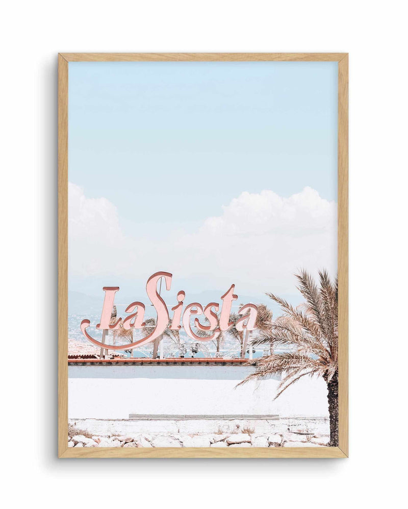 La Siesta | PT Art Print-PRINT-Olive et Oriel-Olive et Oriel-A4 | 8.3" x 11.7" | 21 x 29.7cm-Oak-With White Border-Buy-Australian-Art-Prints-Online-with-Olive-et-Oriel-Your-Artwork-Specialists-Austrailia-Decorate-With-Coastal-Photo-Wall-Art-Prints-From-Our-Beach-House-Artwork-Collection-Fine-Poster-and-Framed-Artwork