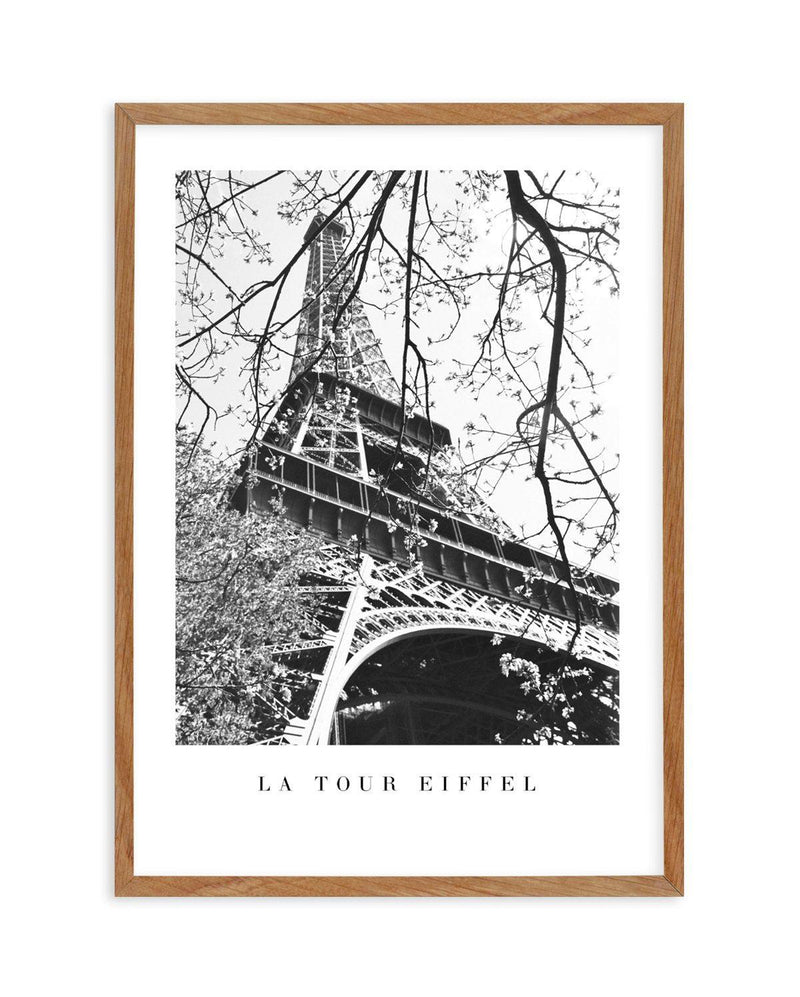 La Tour Eiffel Art Print-PRINT-Olive et Oriel-Olive et Oriel-50x70 cm | 19.6" x 27.5"-Walnut-With White Border-Buy-Australian-Art-Prints-Online-with-Olive-et-Oriel-Your-Artwork-Specialists-Austrailia-Decorate-With-Coastal-Photo-Wall-Art-Prints-From-Our-Beach-House-Artwork-Collection-Fine-Poster-and-Framed-Artwork