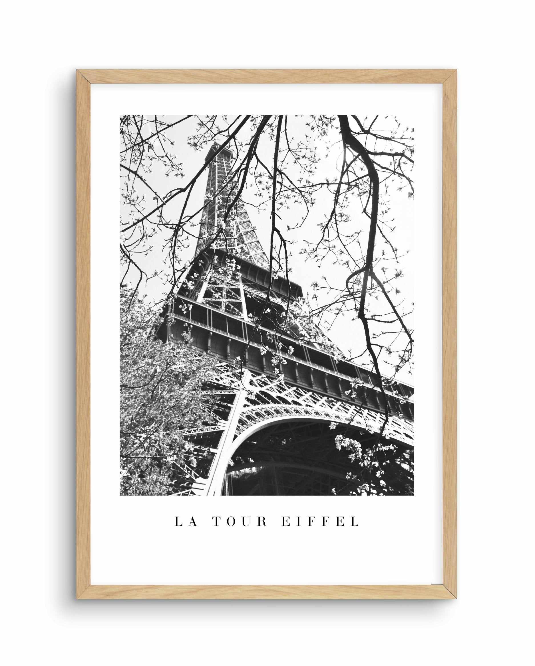 La Tour Eiffel Art Print-PRINT-Olive et Oriel-Olive et Oriel-A5 | 5.8" x 8.3" | 14.8 x 21cm-Oak-With White Border-Buy-Australian-Art-Prints-Online-with-Olive-et-Oriel-Your-Artwork-Specialists-Austrailia-Decorate-With-Coastal-Photo-Wall-Art-Prints-From-Our-Beach-House-Artwork-Collection-Fine-Poster-and-Framed-Artwork