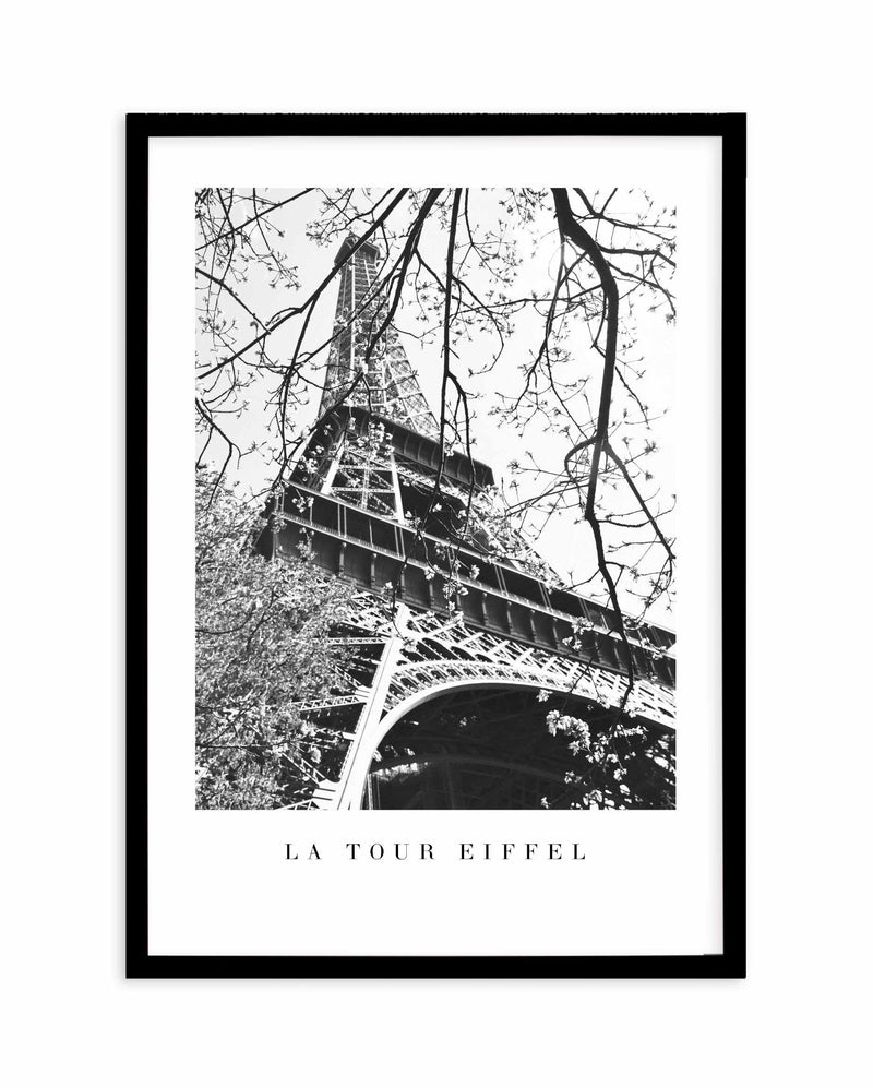 La Tour Eiffel Art Print-PRINT-Olive et Oriel-Olive et Oriel-A5 | 5.8" x 8.3" | 14.8 x 21cm-Black-With White Border-Buy-Australian-Art-Prints-Online-with-Olive-et-Oriel-Your-Artwork-Specialists-Austrailia-Decorate-With-Coastal-Photo-Wall-Art-Prints-From-Our-Beach-House-Artwork-Collection-Fine-Poster-and-Framed-Artwork