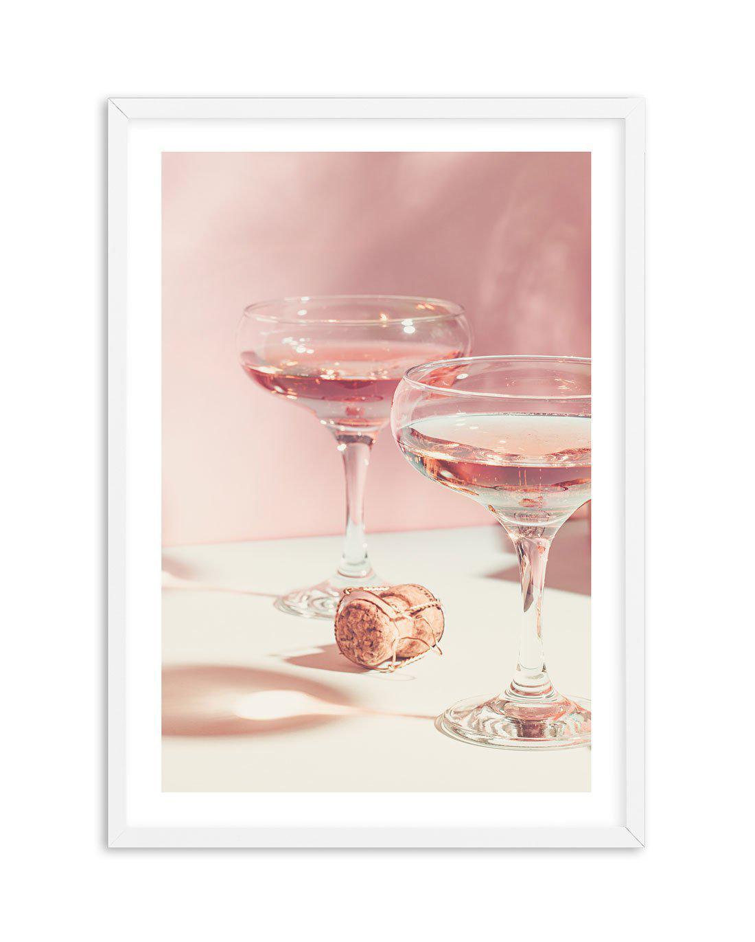 La Vie Est Belle | Drink The Champagne Art Print-PRINT-Olive et Oriel-Olive et Oriel-A5 | 5.8" x 8.3" | 14.8 x 21cm-White-With White Border-Buy-Australian-Art-Prints-Online-with-Olive-et-Oriel-Your-Artwork-Specialists-Austrailia-Decorate-With-Coastal-Photo-Wall-Art-Prints-From-Our-Beach-House-Artwork-Collection-Fine-Poster-and-Framed-Artwork