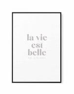 La Vie Est Belle | Framed Canvas-CANVAS-You can shop wall art online with Olive et Oriel for everything from abstract art to fun kids wall art. Our beautiful modern art prints and canvas art are available from large canvas prints to wall art paintings and our proudly Australian artwork collection offers only the highest quality framed large wall art and canvas art Australia - You can buy fashion photography prints or Hampton print posters and paintings on canvas from Olive et Oriel and have them