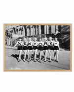 Ladies Of New York Art Print-PRINT-Olive et Oriel-Olive et Oriel-A5 | 5.8" x 8.3" | 14.8 x 21cm-Oak-With White Border-Buy-Australian-Art-Prints-Online-with-Olive-et-Oriel-Your-Artwork-Specialists-Austrailia-Decorate-With-Coastal-Photo-Wall-Art-Prints-From-Our-Beach-House-Artwork-Collection-Fine-Poster-and-Framed-Artwork