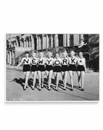 Ladies Of New York | Framed Canvas-CANVAS-You can shop wall art online with Olive et Oriel for everything from abstract art to fun kids wall art. Our beautiful modern art prints and canvas art are available from large canvas prints to wall art paintings and our proudly Australian artwork collection offers only the highest quality framed large wall art and canvas art Australia - You can buy fashion photography prints or Hampton print posters and paintings on canvas from Olive et Oriel and have th