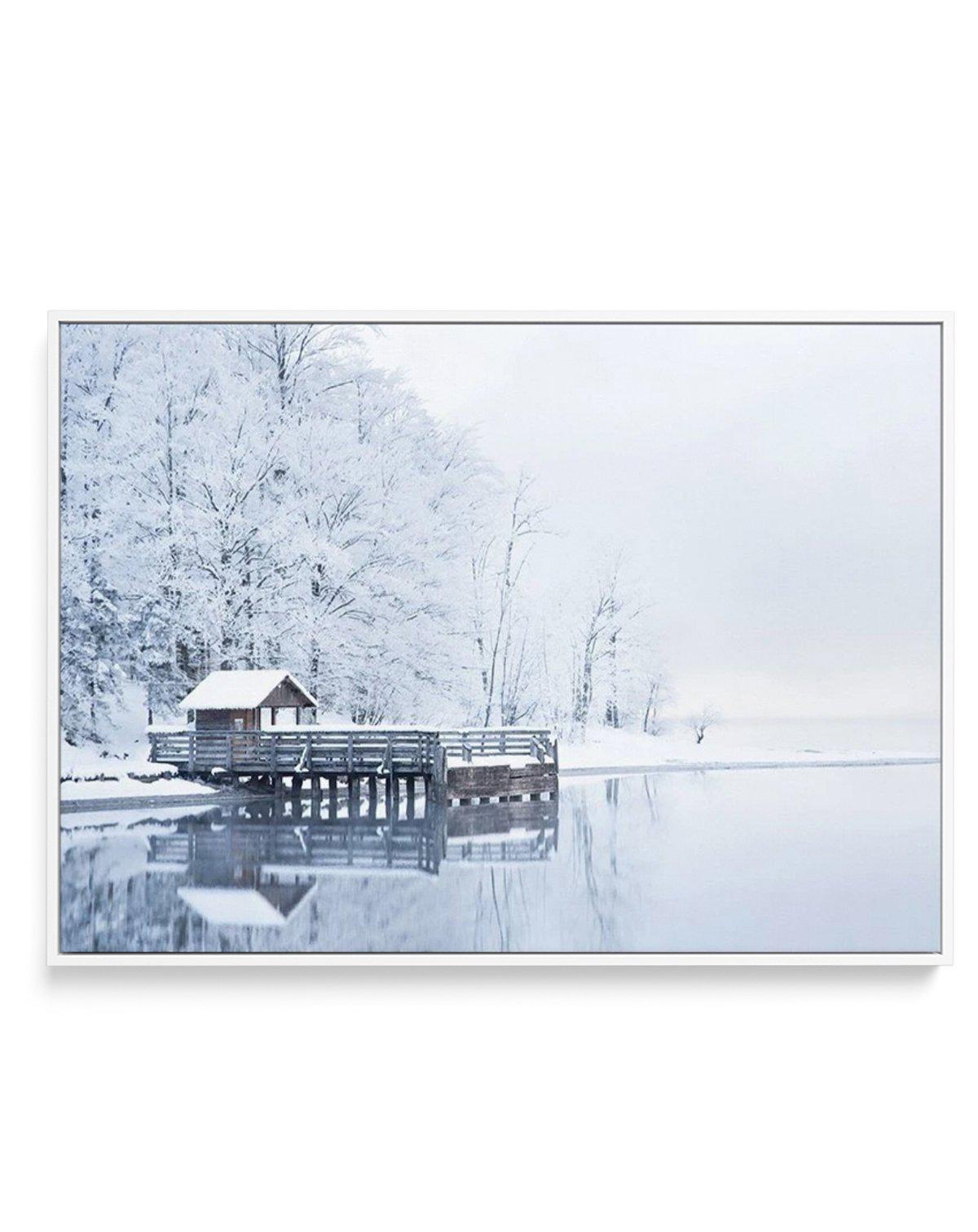 Lake House I | Framed Canvas-CANVAS-You can shop wall art online with Olive et Oriel for everything from abstract art to fun kids wall art. Our beautiful modern art prints and canvas art are available from large canvas prints to wall art paintings and our proudly Australian artwork collection offers only the highest quality framed large wall art and canvas art Australia - You can buy fashion photography prints or Hampton print posters and paintings on canvas from Olive et Oriel and have them del