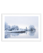 Lake Mist Art Print-PRINT-Olive et Oriel-Olive et Oriel-A5 | 5.8" x 8.3" | 14.8 x 21cm-White-With White Border-Buy-Australian-Art-Prints-Online-with-Olive-et-Oriel-Your-Artwork-Specialists-Austrailia-Decorate-With-Coastal-Photo-Wall-Art-Prints-From-Our-Beach-House-Artwork-Collection-Fine-Poster-and-Framed-Artwork