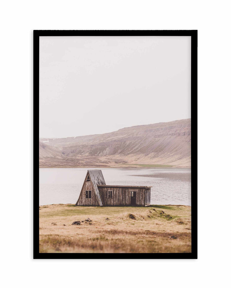 Lake Shack | PT Art Print-PRINT-Olive et Oriel-Olive et Oriel-A5 | 5.8" x 8.3" | 14.8 x 21cm-Black-With White Border-Buy-Australian-Art-Prints-Online-with-Olive-et-Oriel-Your-Artwork-Specialists-Austrailia-Decorate-With-Coastal-Photo-Wall-Art-Prints-From-Our-Beach-House-Artwork-Collection-Fine-Poster-and-Framed-Artwork