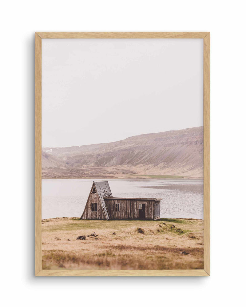 Lake Shack | PT Art Print-PRINT-Olive et Oriel-Olive et Oriel-A5 | 5.8" x 8.3" | 14.8 x 21cm-Oak-With White Border-Buy-Australian-Art-Prints-Online-with-Olive-et-Oriel-Your-Artwork-Specialists-Austrailia-Decorate-With-Coastal-Photo-Wall-Art-Prints-From-Our-Beach-House-Artwork-Collection-Fine-Poster-and-Framed-Artwork