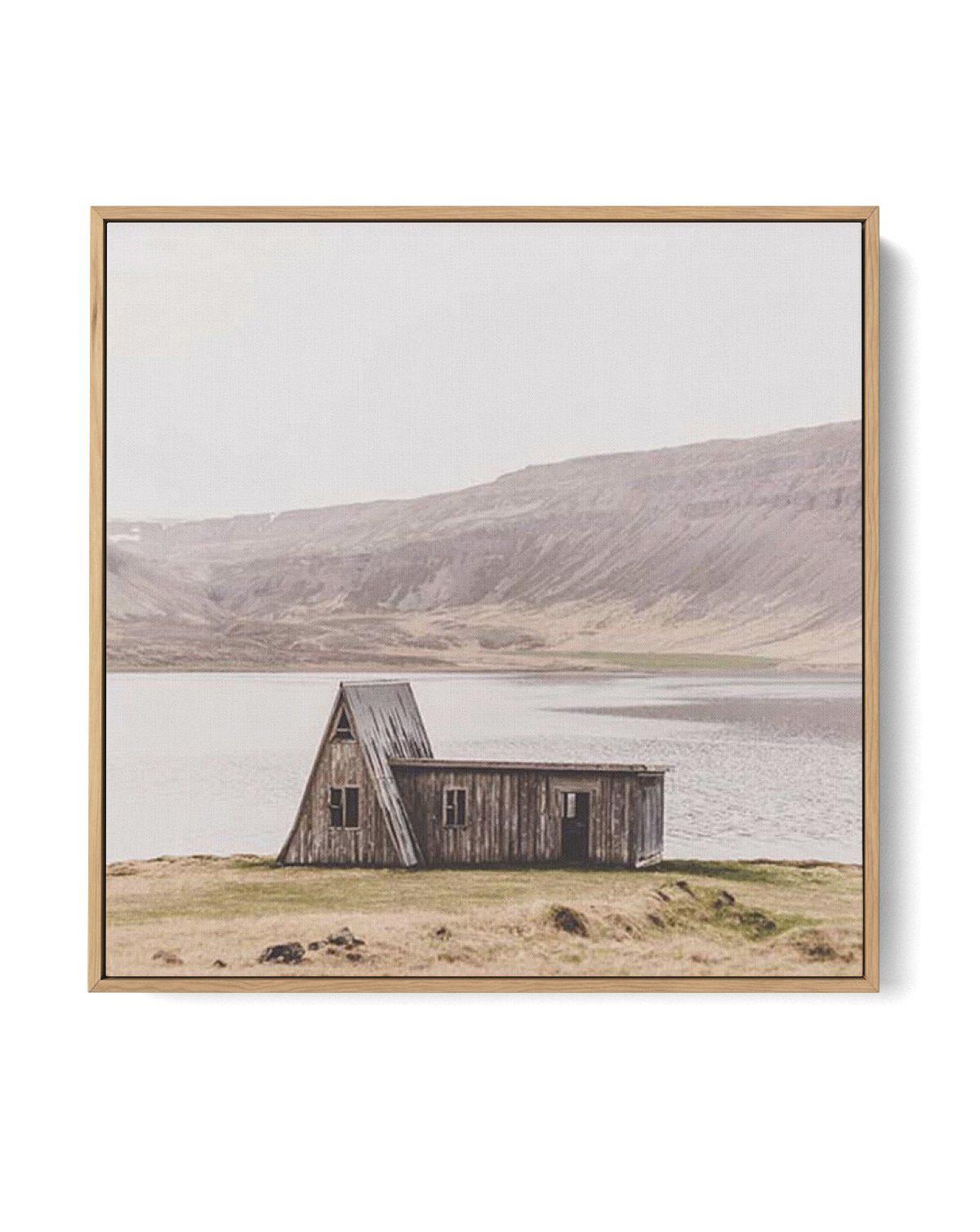 Lake Shack SQ | Framed Canvas-CANVAS-You can shop wall art online with Olive et Oriel for everything from abstract art to fun kids wall art. Our beautiful modern art prints and canvas art are available from large canvas prints to wall art paintings and our proudly Australian artwork collection offers only the highest quality framed large wall art and canvas art Australia - You can buy fashion photography prints or Hampton print posters and paintings on canvas from Olive et Oriel and have them de