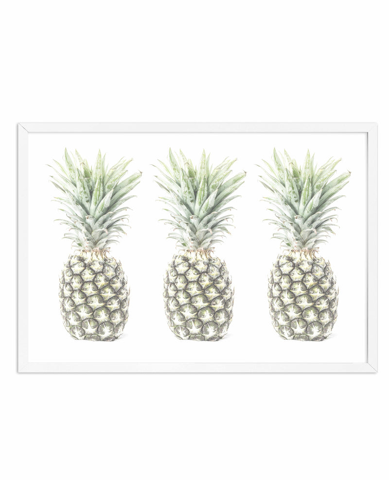 Las Pineapples Art Print-PRINT-Olive et Oriel-Olive et Oriel-A4 | 8.3" x 11.7" | 21 x 29.7cm-White-With White Border-Buy-Australian-Art-Prints-Online-with-Olive-et-Oriel-Your-Artwork-Specialists-Austrailia-Decorate-With-Coastal-Photo-Wall-Art-Prints-From-Our-Beach-House-Artwork-Collection-Fine-Poster-and-Framed-Artwork