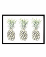 Las Pineapples Art Print-PRINT-Olive et Oriel-Olive et Oriel-A4 | 8.3" x 11.7" | 21 x 29.7cm-Black-With White Border-Buy-Australian-Art-Prints-Online-with-Olive-et-Oriel-Your-Artwork-Specialists-Austrailia-Decorate-With-Coastal-Photo-Wall-Art-Prints-From-Our-Beach-House-Artwork-Collection-Fine-Poster-and-Framed-Artwork