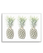 Las Pineapples Art Print-PRINT-Olive et Oriel-Olive et Oriel-A5 | 5.8" x 8.3" | 14.8 x 21cm-Unframed Art Print-With White Border-Buy-Australian-Art-Prints-Online-with-Olive-et-Oriel-Your-Artwork-Specialists-Austrailia-Decorate-With-Coastal-Photo-Wall-Art-Prints-From-Our-Beach-House-Artwork-Collection-Fine-Poster-and-Framed-Artwork