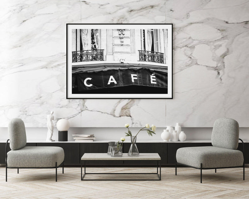 Le CafeÃƒÃ… Art Print-PRINT-Olive et Oriel-Olive et Oriel-Buy-Australian-Art-Prints-Online-with-Olive-et-Oriel-Your-Artwork-Specialists-Austrailia-Decorate-With-Coastal-Photo-Wall-Art-Prints-From-Our-Beach-House-Artwork-Collection-Fine-Poster-and-Framed-Artwork