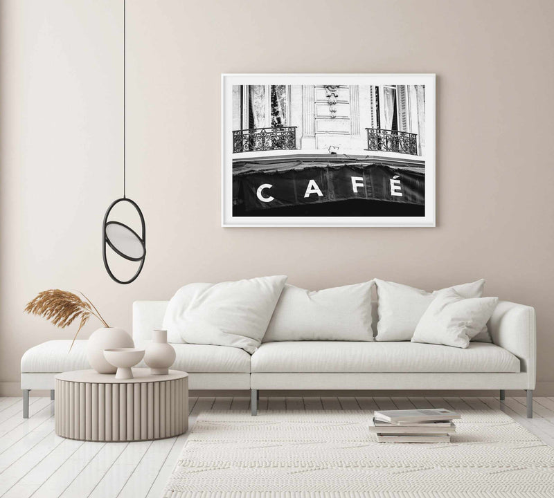 Le CafeÃƒÃ… Art Print-PRINT-Olive et Oriel-Olive et Oriel-Buy-Australian-Art-Prints-Online-with-Olive-et-Oriel-Your-Artwork-Specialists-Austrailia-Decorate-With-Coastal-Photo-Wall-Art-Prints-From-Our-Beach-House-Artwork-Collection-Fine-Poster-and-Framed-Artwork