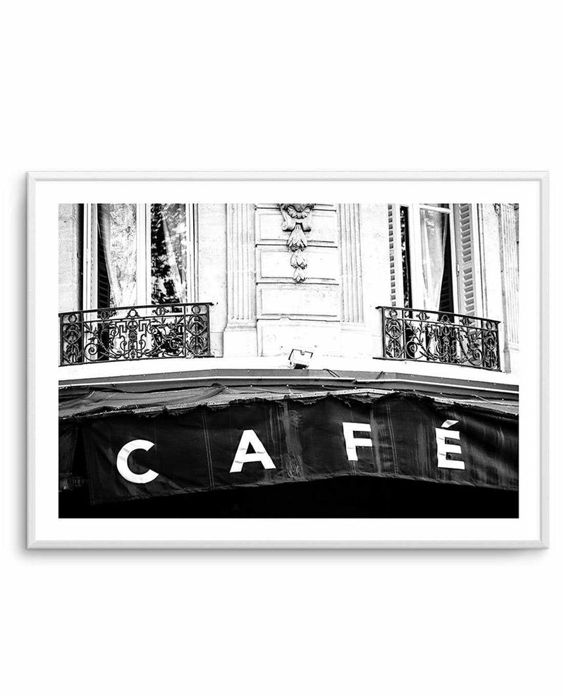 Le CafeÃƒÃ… Art Print-PRINT-Olive et Oriel-Olive et Oriel-A5 | 5.8" x 8.3" | 14.8 x 21cm-Unframed Art Print-With White Border-Buy-Australian-Art-Prints-Online-with-Olive-et-Oriel-Your-Artwork-Specialists-Austrailia-Decorate-With-Coastal-Photo-Wall-Art-Prints-From-Our-Beach-House-Artwork-Collection-Fine-Poster-and-Framed-Artwork
