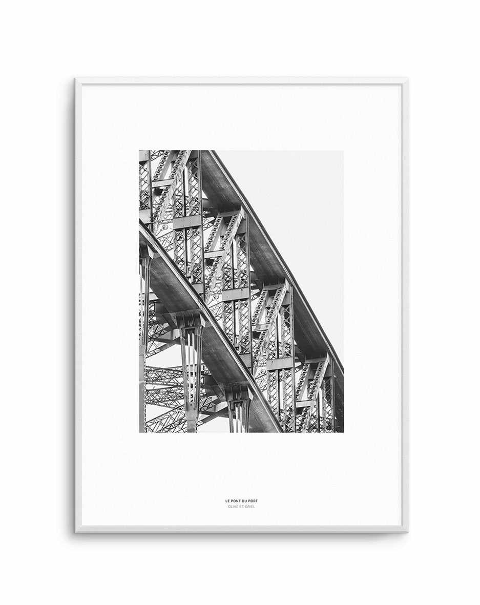 Le Pont Du Port | Sydney Harbour Art Print-PRINT-Olive et Oriel-Olive et Oriel-A4 | 8.3" x 11.7" | 21 x 29.7cm-Unframed Art Print-With White Border-Buy-Australian-Art-Prints-Online-with-Olive-et-Oriel-Your-Artwork-Specialists-Austrailia-Decorate-With-Coastal-Photo-Wall-Art-Prints-From-Our-Beach-House-Artwork-Collection-Fine-Poster-and-Framed-Artwork