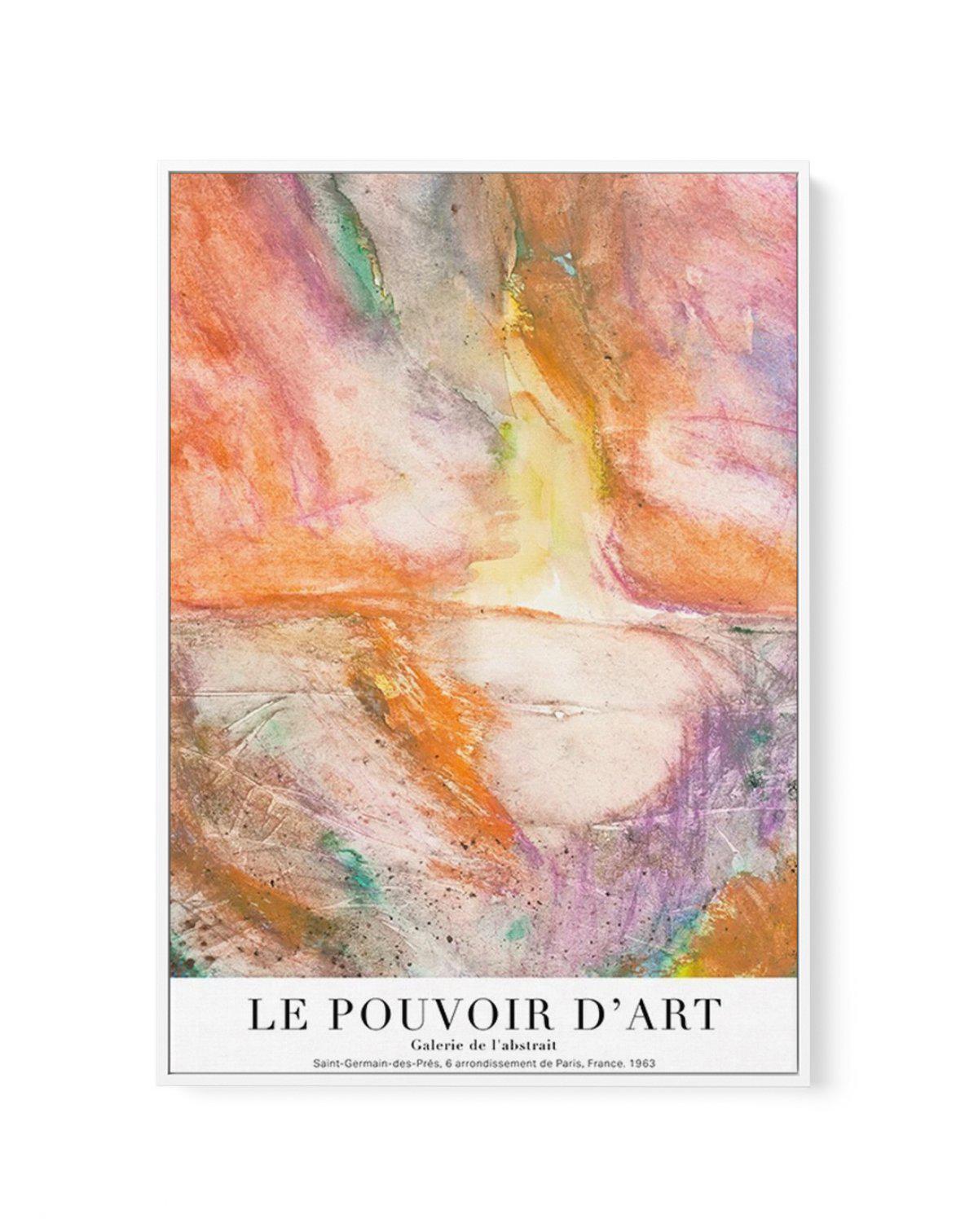 Le Pouvoir D'art | Framed Canvas-CANVAS-You can shop wall art online with Olive et Oriel for everything from abstract art to fun kids wall art. Our beautiful modern art prints and canvas art are available from large canvas prints to wall art paintings and our proudly Australian artwork collection offers only the highest quality framed large wall art and canvas art Australia - You can buy fashion photography prints or Hampton print posters and paintings on canvas from Olive et Oriel and have them