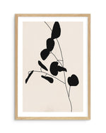 Leaf Silhouette I Art Print-PRINT-Olive et Oriel-Olive et Oriel-A5 | 5.8" x 8.3" | 14.8 x 21cm-Oak-With White Border-Buy-Australian-Art-Prints-Online-with-Olive-et-Oriel-Your-Artwork-Specialists-Austrailia-Decorate-With-Coastal-Photo-Wall-Art-Prints-From-Our-Beach-House-Artwork-Collection-Fine-Poster-and-Framed-Artwork