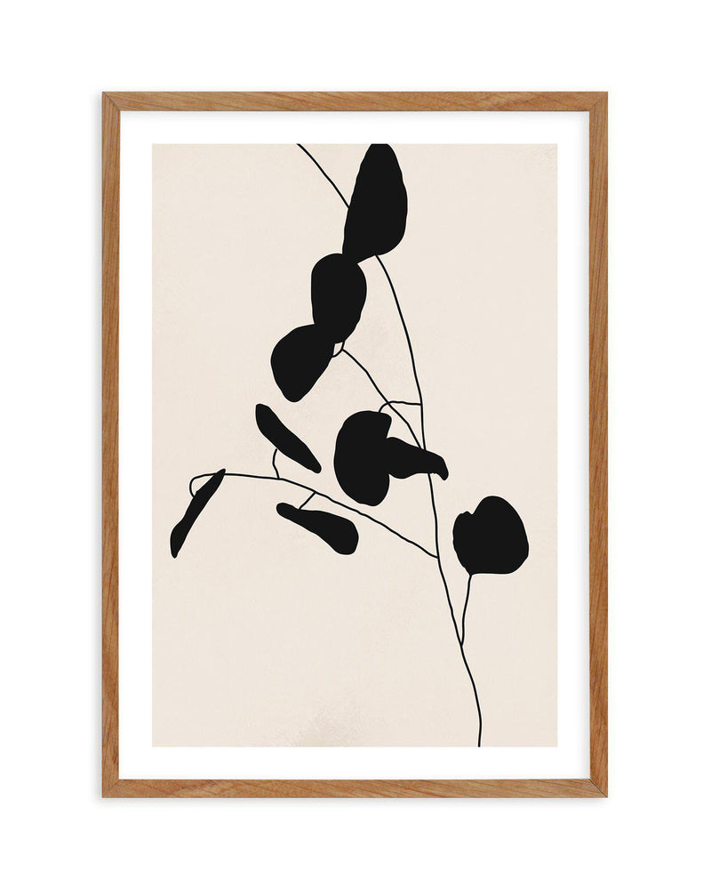 Leaf Silhouette I Art Print-PRINT-Olive et Oriel-Olive et Oriel-Buy-Australian-Art-Prints-Online-with-Olive-et-Oriel-Your-Artwork-Specialists-Austrailia-Decorate-With-Coastal-Photo-Wall-Art-Prints-From-Our-Beach-House-Artwork-Collection-Fine-Poster-and-Framed-Artwork