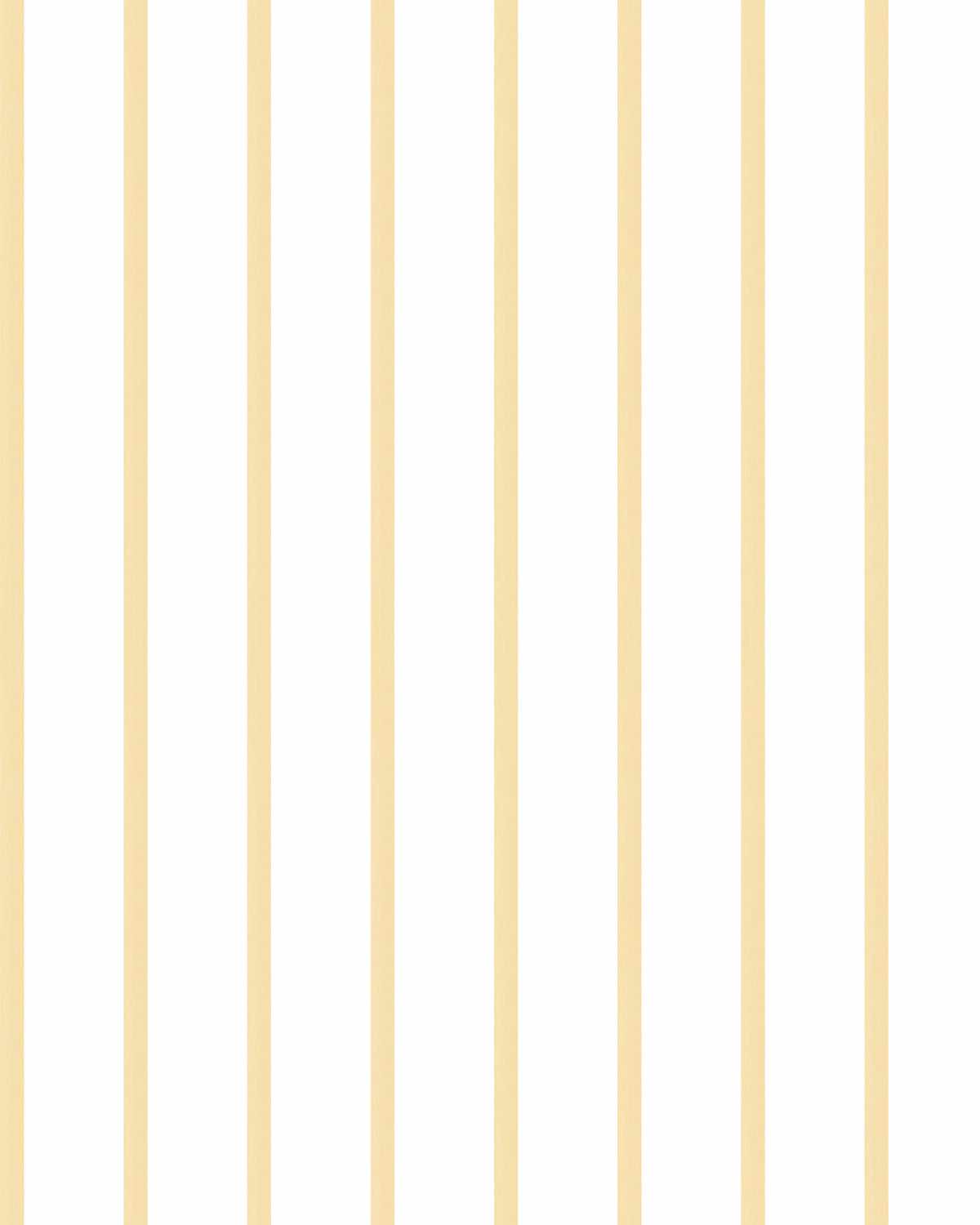 Stripe Wallpaper In Lemon