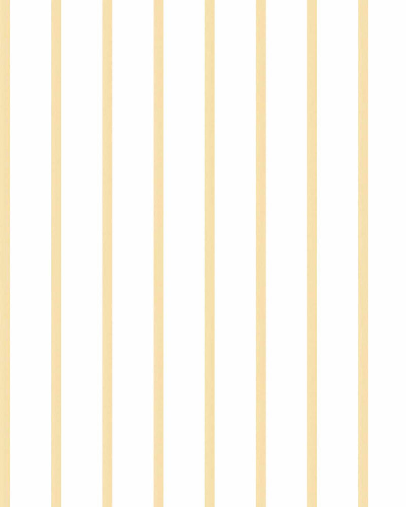 Stripe Wallpaper In Lemon