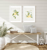 Lemons on Linen I Art Print-PRINT-Olive et Oriel-Olive et Oriel-Buy-Australian-Art-Prints-Online-with-Olive-et-Oriel-Your-Artwork-Specialists-Austrailia-Decorate-With-Coastal-Photo-Wall-Art-Prints-From-Our-Beach-House-Artwork-Collection-Fine-Poster-and-Framed-Artwork