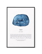 Leo | Watercolour Zodiac | Framed Canvas-CANVAS-You can shop wall art online with Olive et Oriel for everything from abstract art to fun kids wall art. Our beautiful modern art prints and canvas art are available from large canvas prints to wall art paintings and our proudly Australian artwork collection offers only the highest quality framed large wall art and canvas art Australia - You can buy fashion photography prints or Hampton print posters and paintings on canvas from Olive et Oriel and h