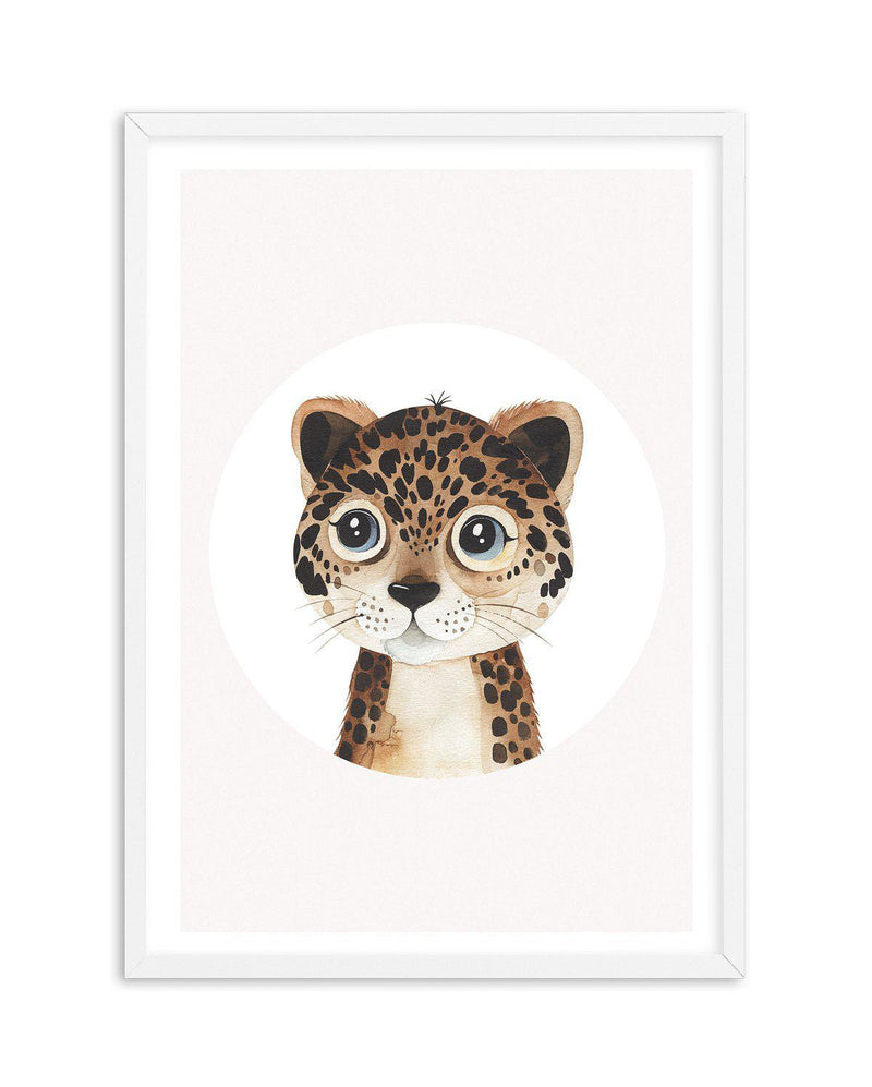 Leopard Art Print-PRINT-Olive et Oriel-Olive et Oriel-A5 | 5.8" x 8.3" | 14.8 x 21cm-White-With White Border-Buy-Australian-Art-Prints-Online-with-Olive-et-Oriel-Your-Artwork-Specialists-Austrailia-Decorate-With-Coastal-Photo-Wall-Art-Prints-From-Our-Beach-House-Artwork-Collection-Fine-Poster-and-Framed-Artwork