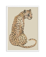 Leopard in Watercolor I Art Print-PRINT-Olive et Oriel-Olive et Oriel-A5 | 5.8" x 8.3" | 14.8 x 21cm-White-With White Border-Buy-Australian-Art-Prints-Online-with-Olive-et-Oriel-Your-Artwork-Specialists-Austrailia-Decorate-With-Coastal-Photo-Wall-Art-Prints-From-Our-Beach-House-Artwork-Collection-Fine-Poster-and-Framed-Artwork