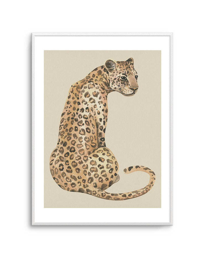Watercolor Leopard, Poster