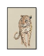 Leopard in Watercolor II | Framed Canvas-CANVAS-You can shop wall art online with Olive et Oriel for everything from abstract art to fun kids wall art. Our beautiful modern art prints and canvas art are available from large canvas prints to wall art paintings and our proudly Australian artwork collection offers only the highest quality framed large wall art and canvas art Australia - You can buy fashion photography prints or Hampton print posters and paintings on canvas from Olive et Oriel and h