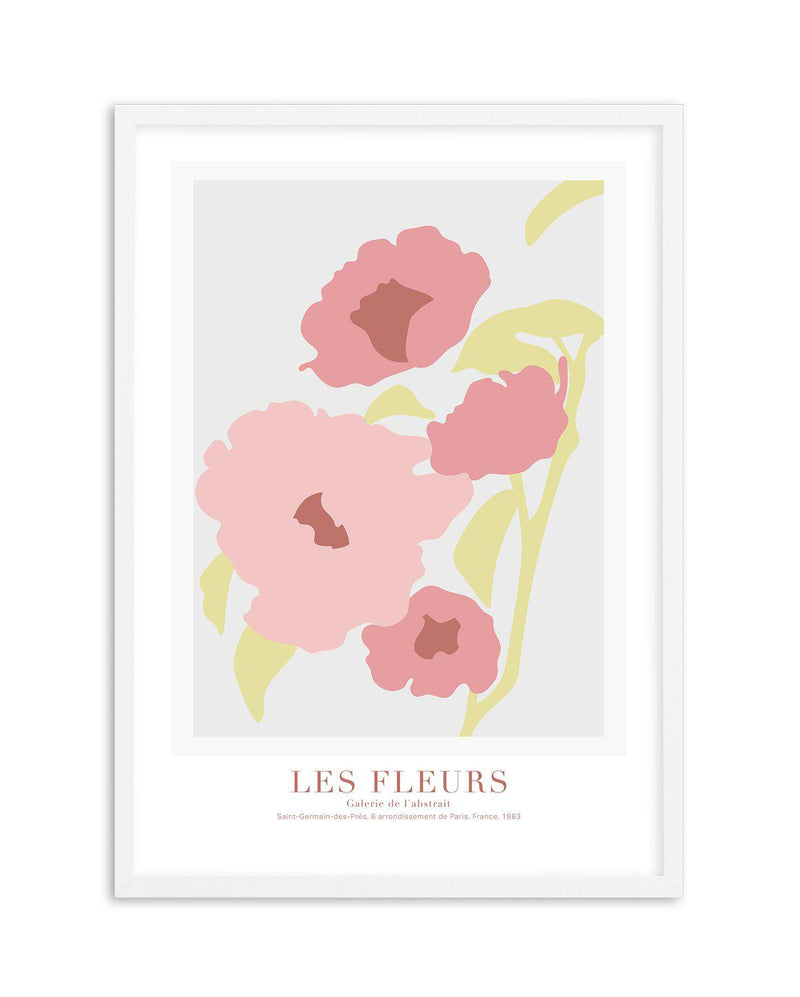 Les Fleurs Art Print-PRINT-Olive et Oriel-Olive et Oriel-A4 | 8.3" x 11.7" | 21 x 29.7cm-White-With White Border-Buy-Australian-Art-Prints-Online-with-Olive-et-Oriel-Your-Artwork-Specialists-Austrailia-Decorate-With-Coastal-Photo-Wall-Art-Prints-From-Our-Beach-House-Artwork-Collection-Fine-Poster-and-Framed-Artwork